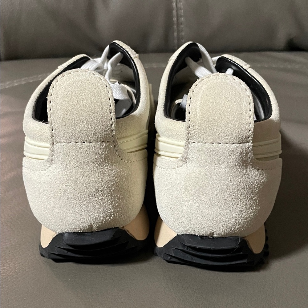 Rag & Bone Retro Runner ivory suede nylon  Sneakers - Picture 8 of 11